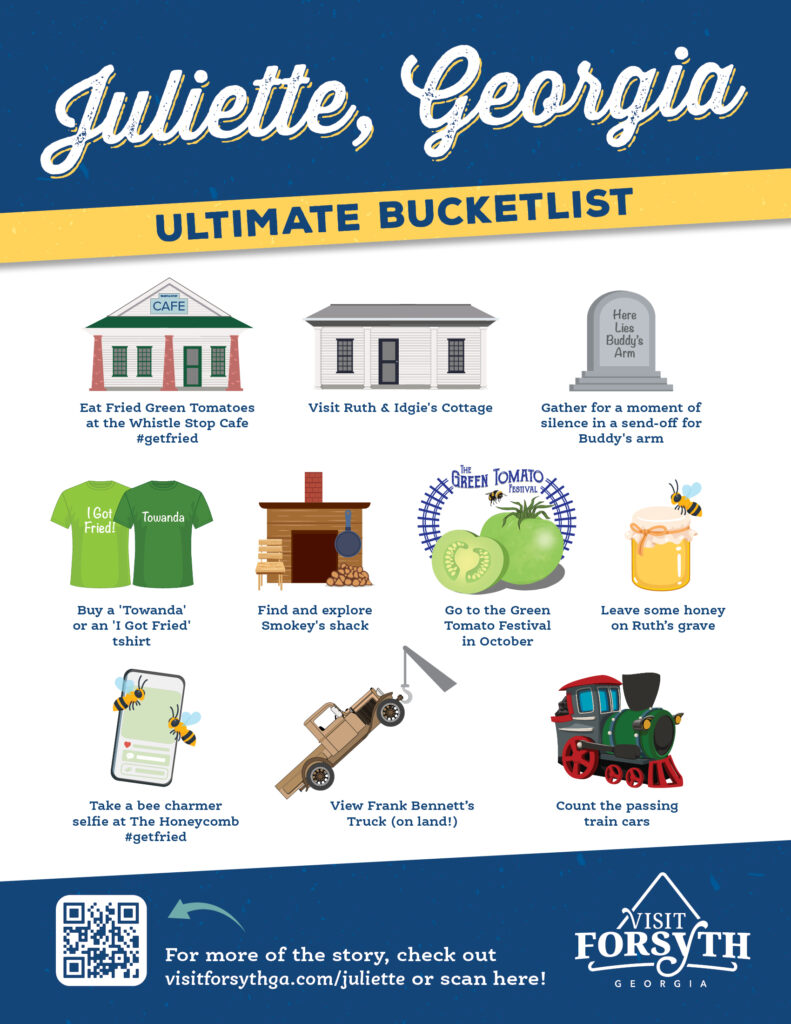 Juliette, Georgia Ultimate Bucketlist graphic
