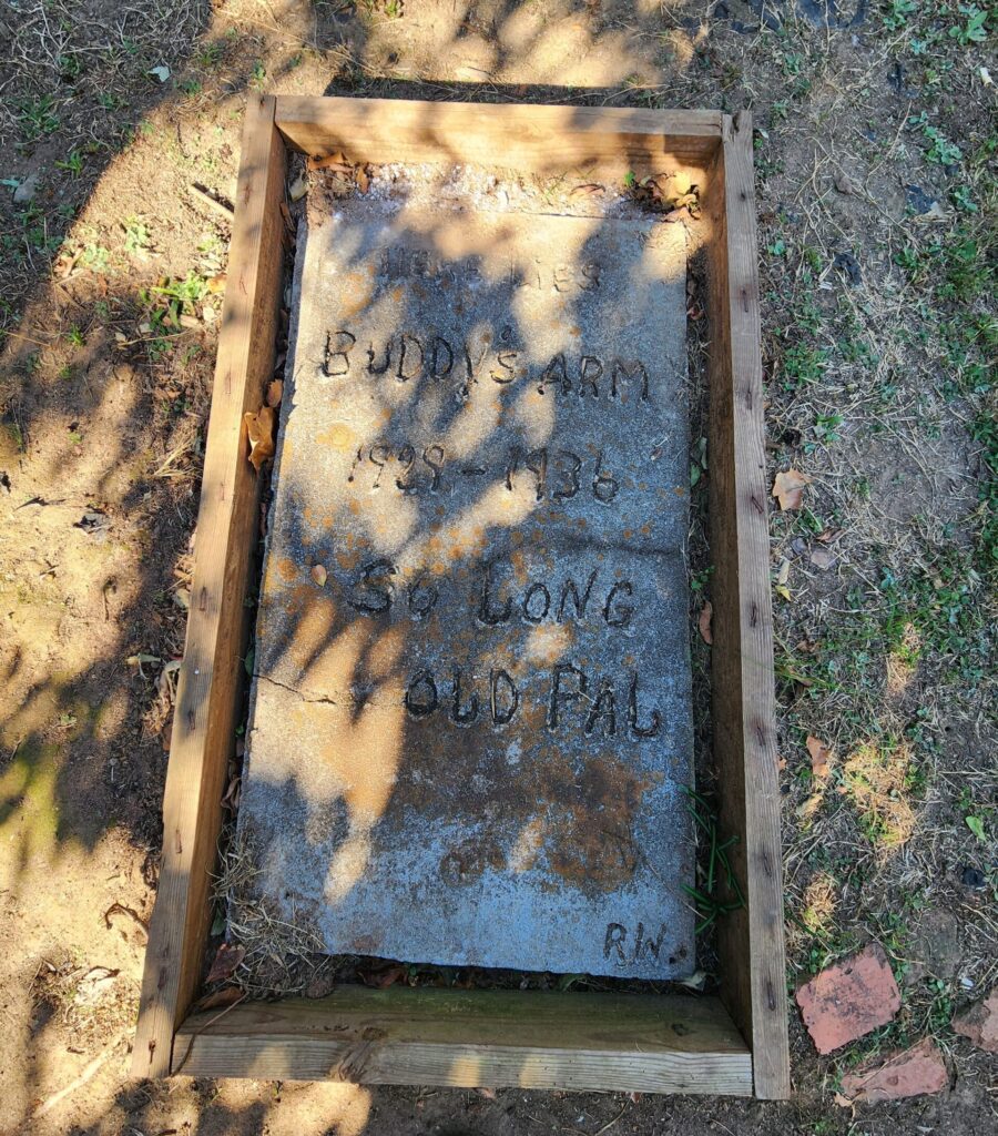 The Grave of Buddy's Arm