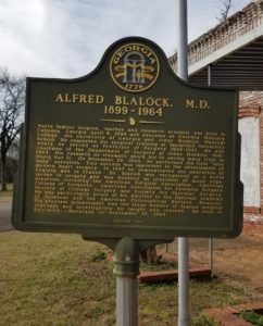 Roadside Historic Marker for Alfred Blalock