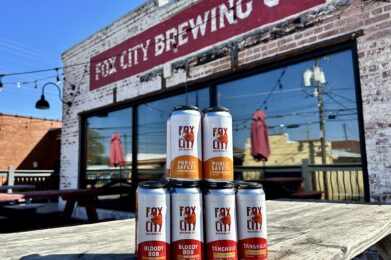 Fox City Brewery and cans