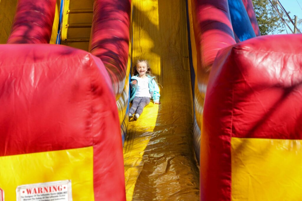 Forsythia Festival inflatables for the kids 