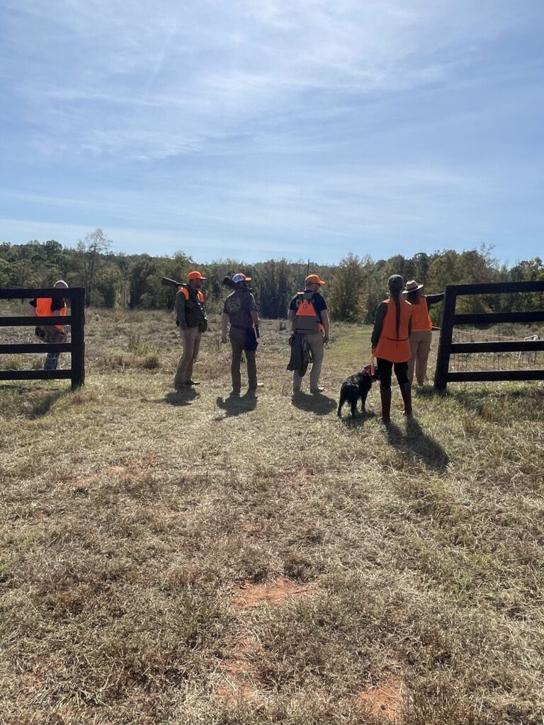 Image of hunting party at Dogwood Creek Hunting Preserve 
